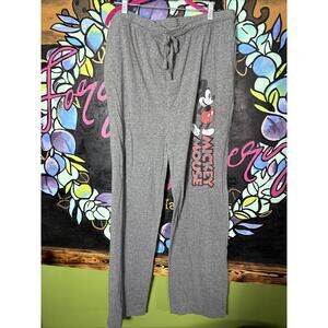 Mickey Mouse PJ Pajama Pants, Grey, XXL 2XL